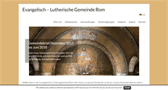 Desktop Screenshot of ev-luth-gemeinde-rom.org